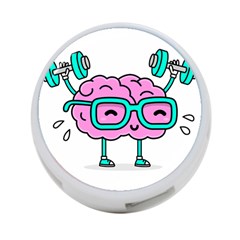 Brain Motivation Mental Activity 4-port Usb Hub (one Side) by Modalart