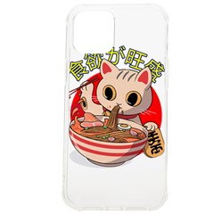 Ramen Cat Noodles Cute Japanes Iphone 12 Pro Max Tpu Uv Print Case by Modalart