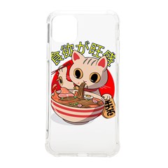 Ramen Cat Noodles Cute Japanes Iphone 11 Pro Max 6 5 Inch Tpu Uv Print Case by Modalart