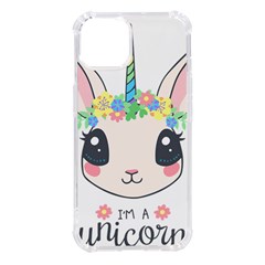 Unicorn Rabbit Hare Wreath Cute iPhone 14 TPU UV Print Case