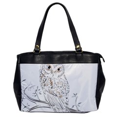 Owl Bird Wildlife Bird Of Prey Oversize Office Handbag by Modalart