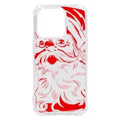 Santa Claus Red Christmas Iphone 14 Pro Tpu Uv Print Case by Modalart