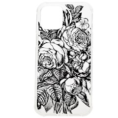 Roses Bouquet Flowers Sketch Iphone 12 Pro Max Tpu Uv Print Case by Modalart