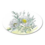 Thistle Alpine Flower Flower Plant Oval Magnet Front