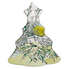 Thistle Alpine Flower Flower Plant Ornament (christmas Tree)  by Modalart