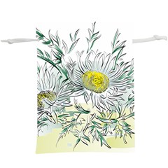 Thistle Alpine Flower Flower Plant Lightweight Drawstring Pouch (xl) by Modalart