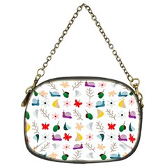 Snail Butterfly Pattern Seamless Chain Purse (one Side) by Bedest