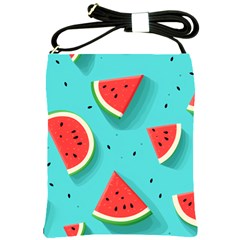 Watermelon Fruit Slice Shoulder Sling Bag