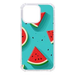 Watermelon Fruit Slice Iphone 13 Pro Tpu Uv Print Case by Bedest