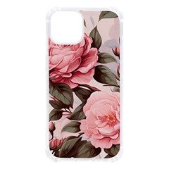 Rose Flower Seamless Iphone 13 Tpu Uv Print Case