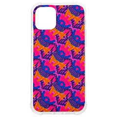 Purple Blue Abstract Pattern Iphone 12/12 Pro Tpu Uv Print Case by Bedest