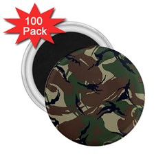 Camouflage Pattern Fabric 2.25  Magnets (100 pack) 