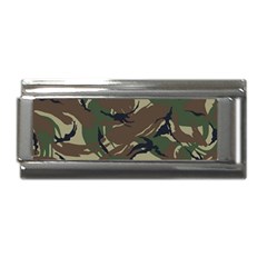 Camouflage Pattern Fabric Superlink Italian Charm (9mm)