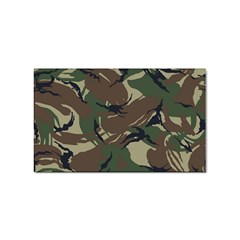 Camouflage Pattern Fabric Sticker (Rectangular)