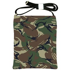 Camouflage Pattern Fabric Shoulder Sling Bag