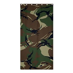 Camouflage Pattern Fabric Shower Curtain 36  x 72  (Stall) 