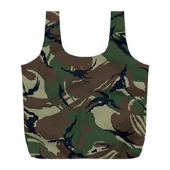 Camouflage Pattern Fabric Full Print Recycle Bag (L)