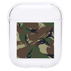 Camouflage Pattern Fabric Hard PC AirPods 1/2 Case