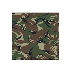 Camouflage Pattern Fabric Satin Bandana Scarf 22  X 22  by Bedest