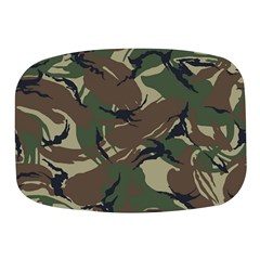 Camouflage Pattern Fabric Mini Square Pill Box