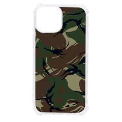 Camouflage Pattern Fabric iPhone 13 mini TPU UV Print Case