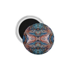 Blue Arabesque 1 75  Magnets by kaleidomarblingart