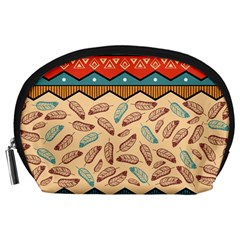 Ethnic-tribal-pattern-background Accessory Pouch (large) by Apen