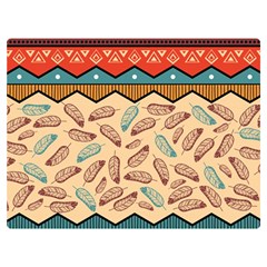 Ethnic-tribal-pattern-background Two Sides Premium Plush Fleece Blanket (extra Small) by Apen