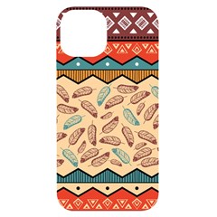 Ethnic-tribal-pattern-background Iphone 14 Black Uv Print Case by Apen