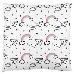 Cute Art Print Pattern Large Cushion Case (one Side)