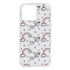 Cute Art Print Pattern iPhone 14 Pro Max TPU UV Print Case