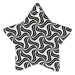 Soft Pattern Repeat Monochrome Ornament (star)