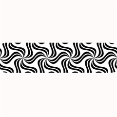 Soft Pattern Repeat Monochrome Large Bar Mat