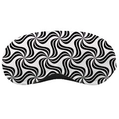 Soft Pattern Repeat Monochrome Sleep Mask