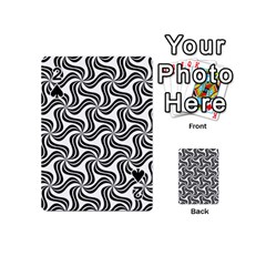 Soft Pattern Repeat Monochrome Playing Cards 54 Designs (mini)