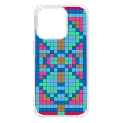 Checkerboard Square Abstract Iphone 14 Pro Tpu Uv Print Case by Ravend