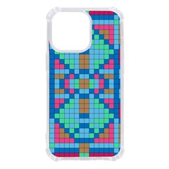Checkerboard Square Abstract Iphone 13 Pro Tpu Uv Print Case by Ravend