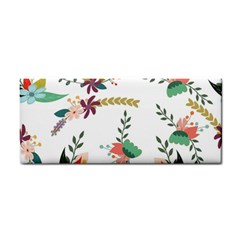 Floral Backdrop Pattern Flower Hand Towel