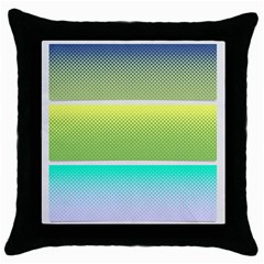 Pattern Banner Background Dot Set Throw Pillow Case (black)