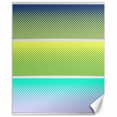Pattern Banner Background Dot Set Canvas 16  X 20  by Ravend