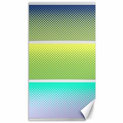 Pattern Banner Background Dot Set Canvas 40  X 72  by Ravend