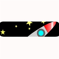 Planet Rocket Space Stars Large Bar Mat by Ravend