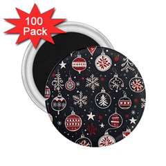 Christmas Decoration Winter Xmas 2 25  Magnets (100 Pack) 