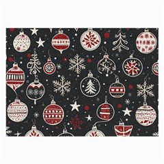 Christmas Decoration Winter Xmas Large Glasses Cloth by Ravend