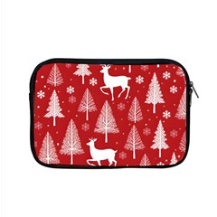 Christmas Tree Deer Pattern Red Apple Macbook Pro 15  Zipper Case