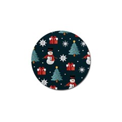 Snowmen Christmas Trees Golf Ball Marker (10 Pack)