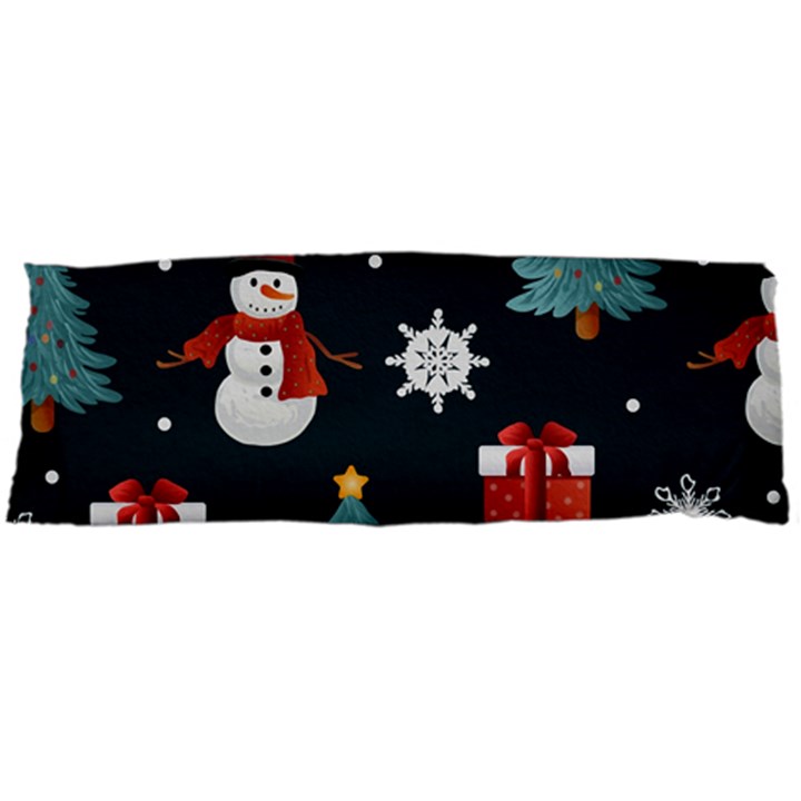 Snowmen Christmas Trees Body Pillow Case Dakimakura (Two Sides)