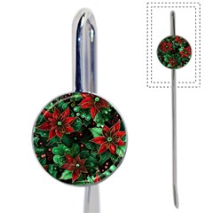 Flower Floral Pattern Christmas Book Mark