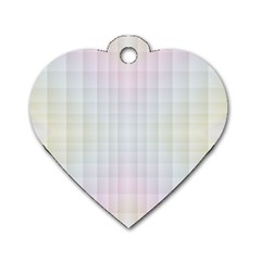 Seamless Background Abstract Vector Dog Tag Heart (two Sides)