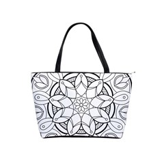 Mandala Drawing Dyes Page Classic Shoulder Handbag by Ravend